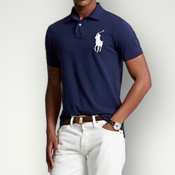 Polo Ralph Lauren Big Pony Men's Polo Shirt Large - Picture 2 of 6
